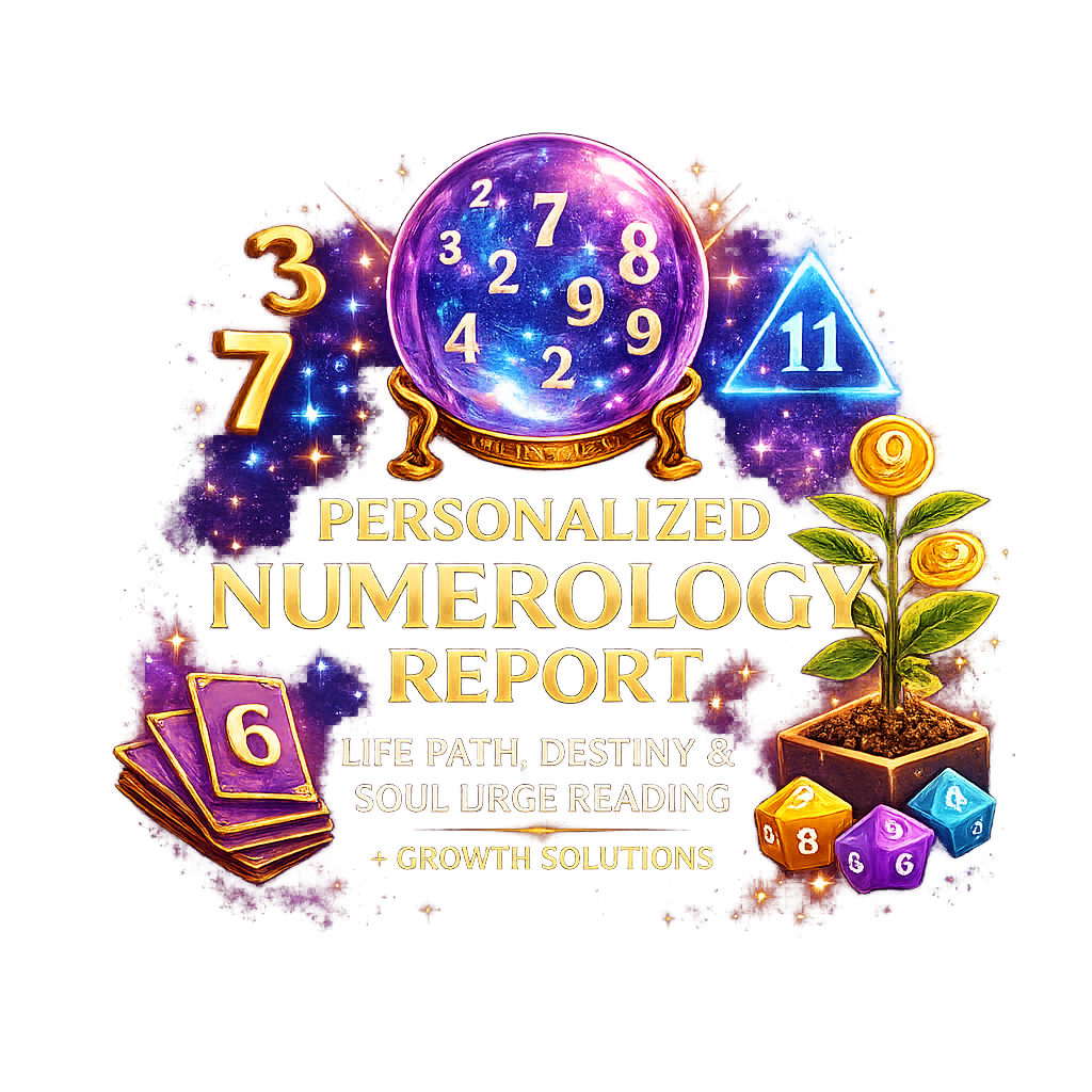 Life Path, Destiny & Soul Urge Reading + Growth Solutions