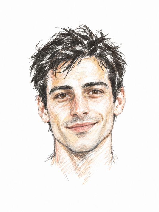 Color pencil soulmate portrait — Complete Experience